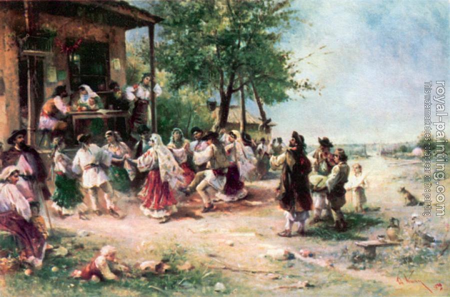 Theodor Aman : Round dance at aninoasa